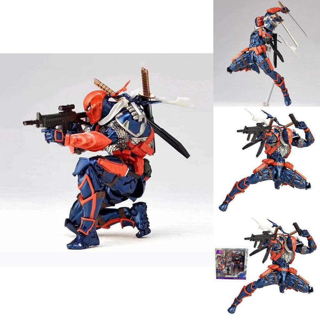 Revoltech Amazing Yamaguchi Deathstroke No011 Highly Detailed Pvc Action Figure Collectible Toy