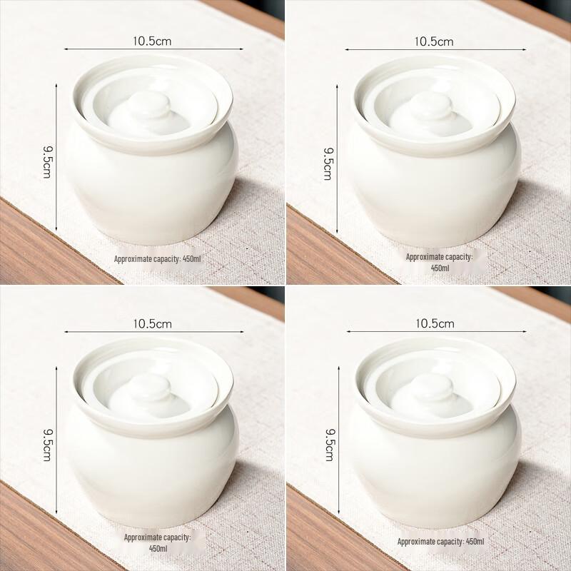 Керамические кастрюли с водяной крышкой Zhaoran, набор из 4 штук