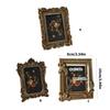 Beautiful Decorated Golden Resins Frame Including Stand And Hook For Photos And Creation