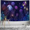 VIKAMA Dreamy Jellyfish Starry Sky Tapestry OceanThemed Decorative Backdrop For Living Rooms Bedrooms And Bedheads