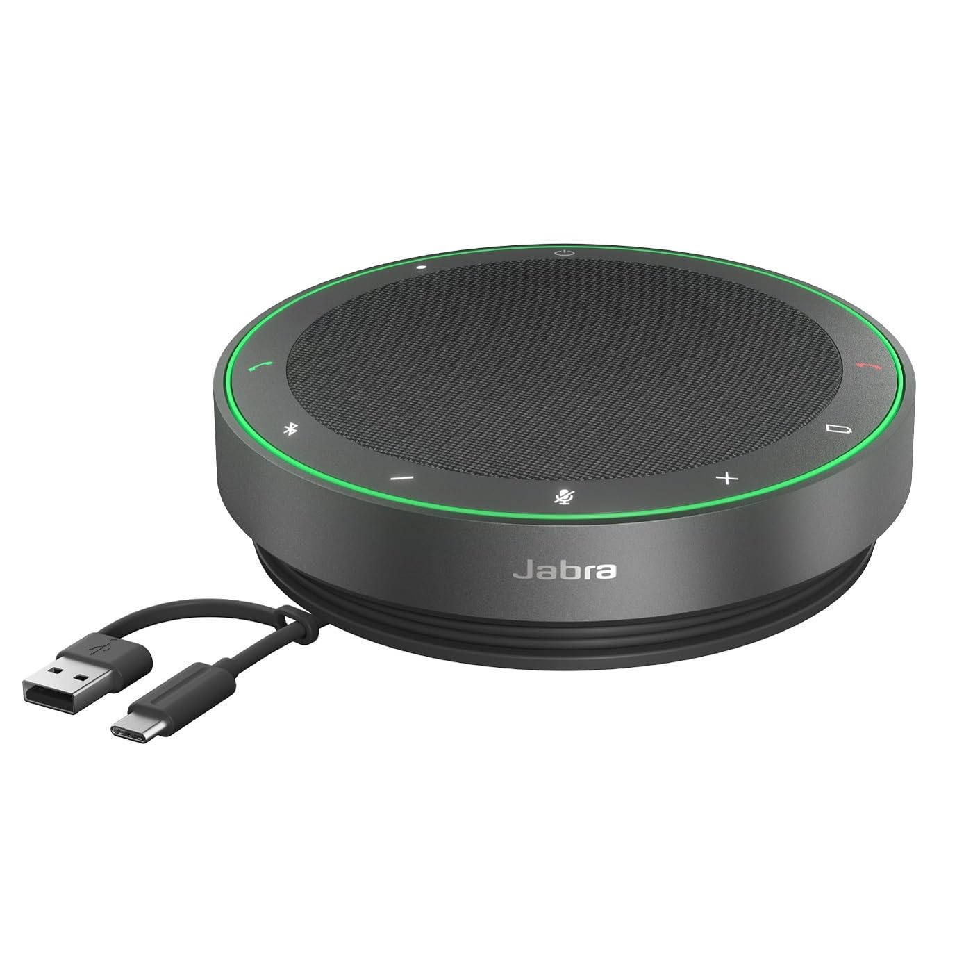 

Jabra Speak2 75 Speakerphone [] Top-of-the-line conference microphone and speaker with noise cancellation, wired and wireless connectivity, MS