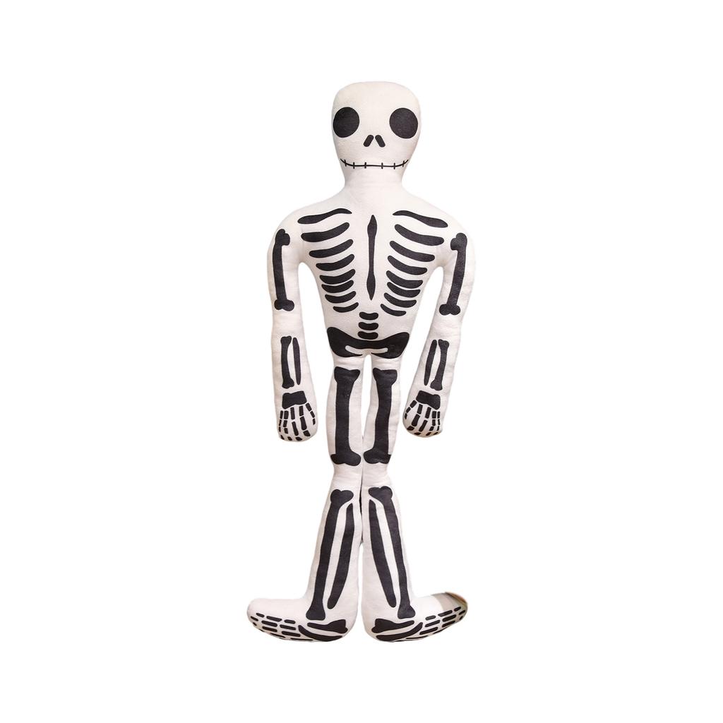Halloween Skeleton Pumpkin Plush Doll – Soft Stuffed Toy For Holiday Decoration, Party Favors, And Spooky Gifts
