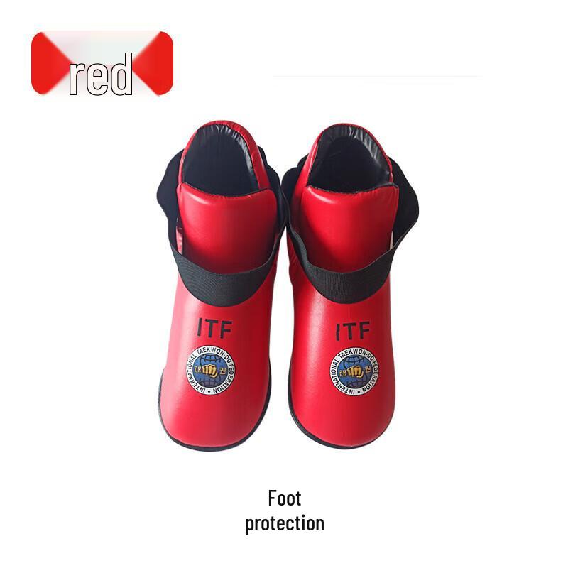 Huaqianmo Taekwondo Breathable Foot Guard Size 1