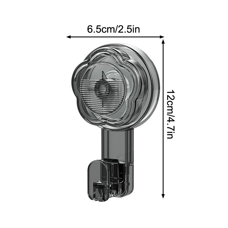 Mode Blume Form Starker Saugknopf Haken Vakuum Wiederverwendbare Duschhaken Schwerlast Kleiderhaken Spurloser Kleiderhaken