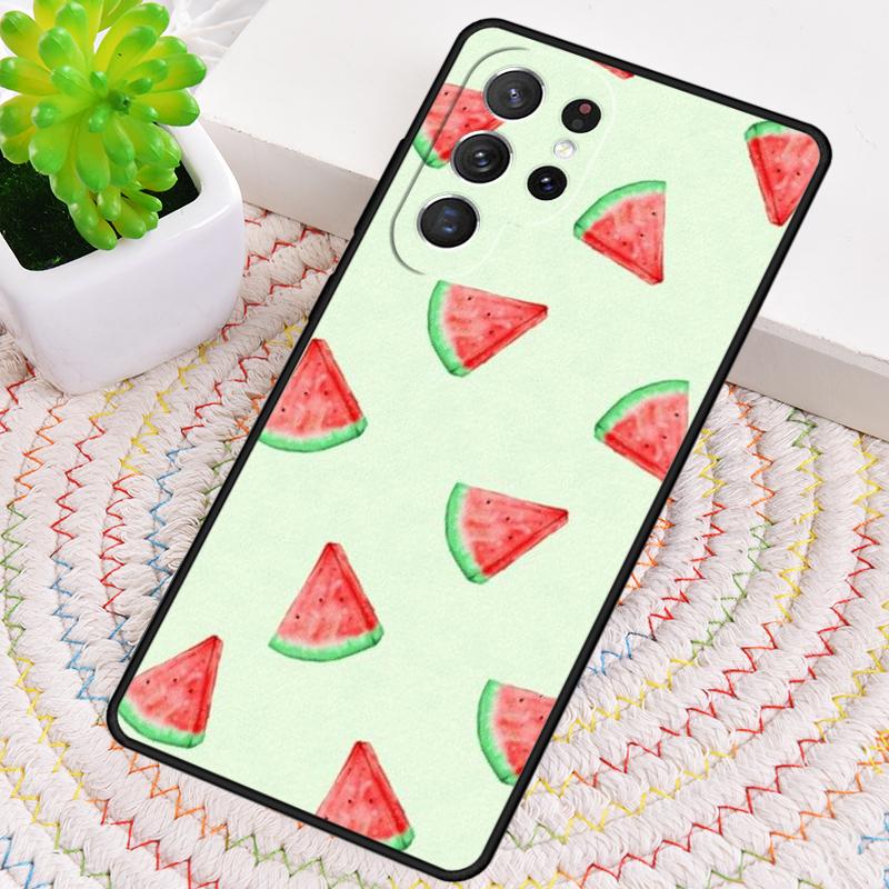 Summer Fruit Watermelon TPU Phone Case For Samsung Galaxy note 10 pro S26 S25 S24 S23 S22 Ultra Plus S21 FE S20 Shockproof Cover