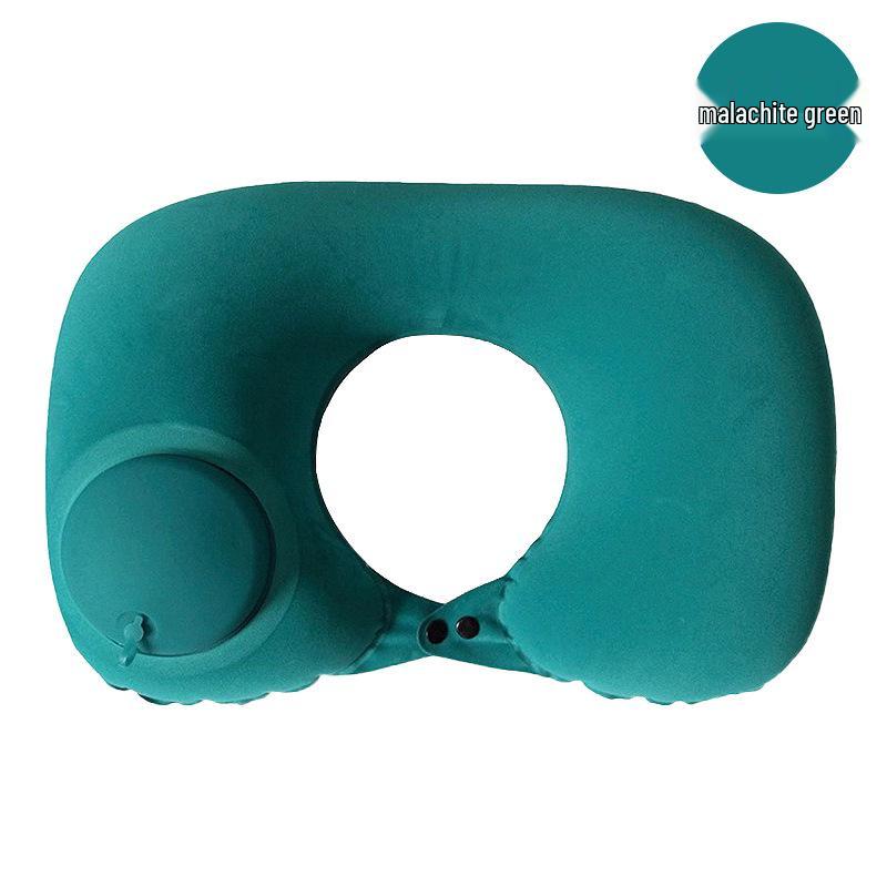 Automatic Inflatable Pillow: Portable Outdoor/Indoor Lumbar & Neck Support for Travel, Office Nap