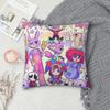 The Amazing Digital Circus Pillowcase Polyester Cushion Cover Decorative Pomni Jax Pillow Case Cover Seater Square