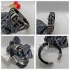 Meier Hot Sale Cross Leather Bracelet, Men Handmade Braided Rope Bangle with Magnetic Clasp
