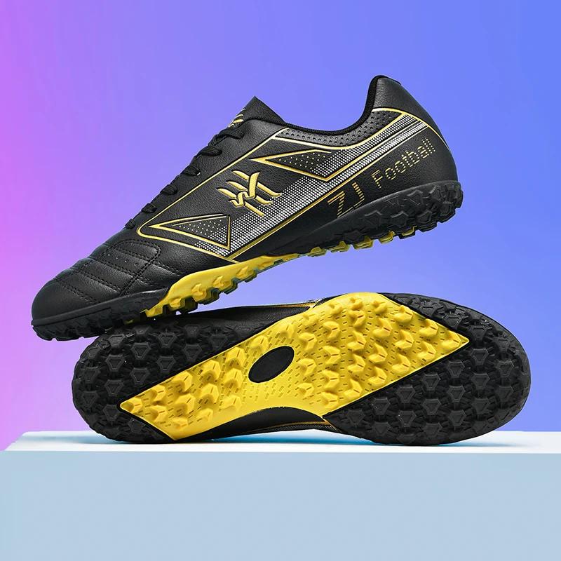 New Men Football Boots Grass Outdoor Sport Soccer Cleats Non-Slip Training Shoes Professional Match Sneakers Ultralight Unisex