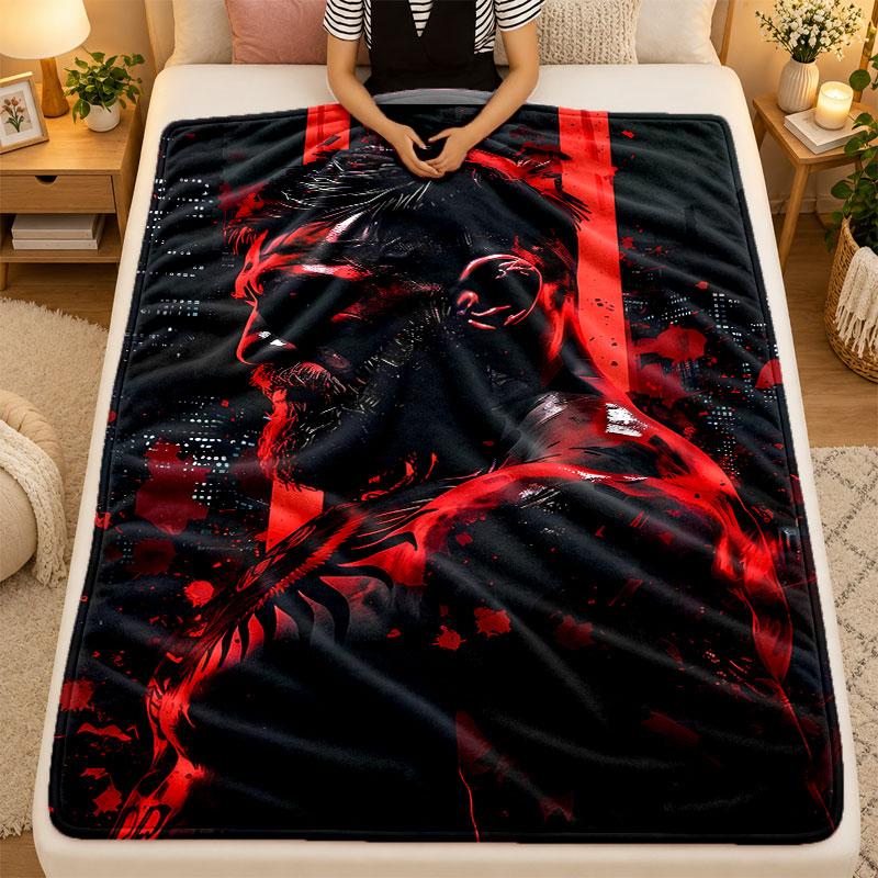 Flannel BlanketConor Mcgregor Warm Soft Throw Blanket for Indoor Sofa Bed Living Room Use