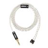 NOBUNAGA Labs PREMIUM ONIMARU-HA 3.5mm 3-Pole Stereo Mini to MMCX Upgrade Cable 7N OCC Silver-Plated 8-Core NLP-ONI-HA