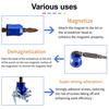1/5Pcs Screwdriver Head Magnetic Ring Universal Screwdriver Power Bits Magnetizer Ring Heavy Duty Aluminum Alloy Magnetic Screw Holder