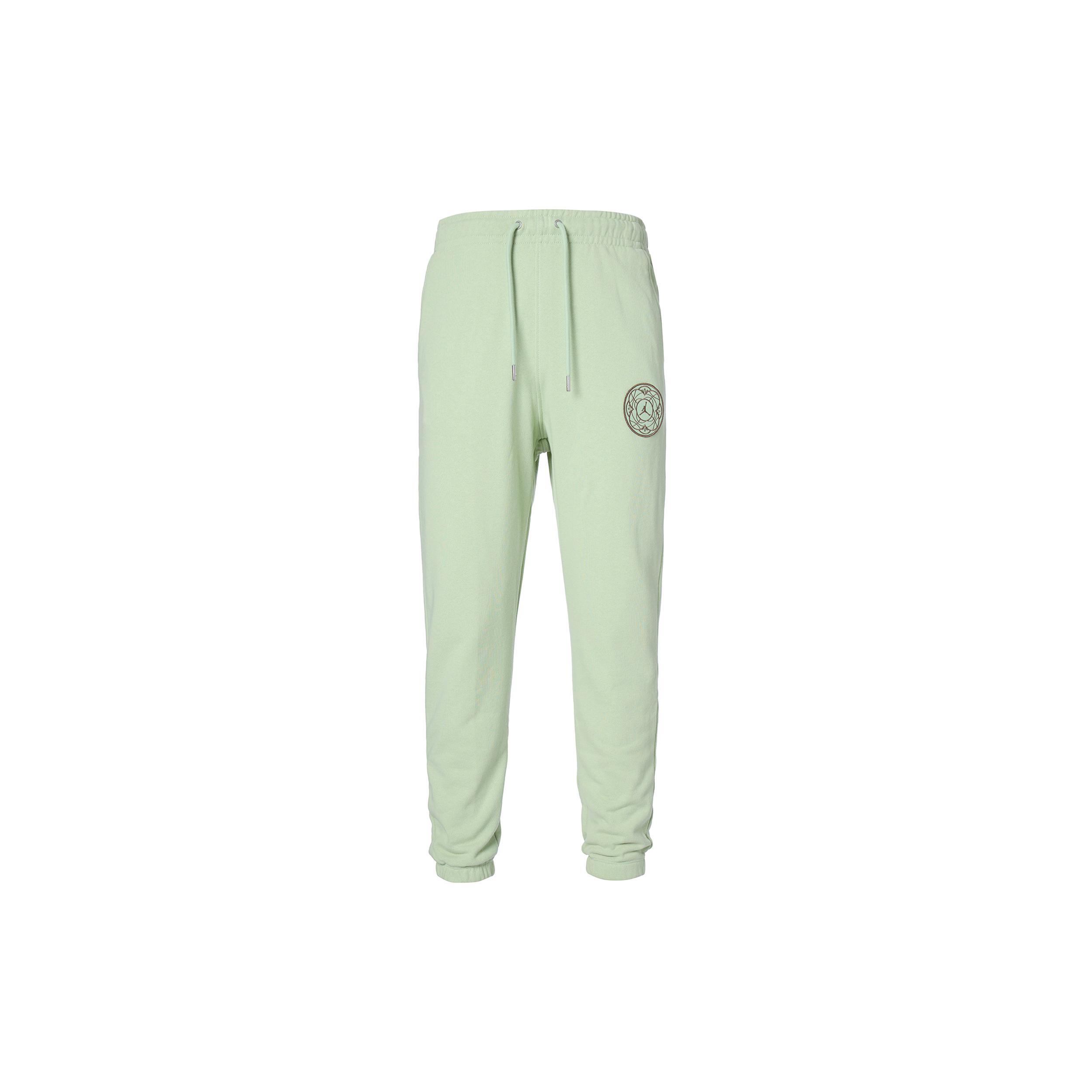 Jordan CNY Knitted Sweatpants Men s Green Moderate Cuffed Pants FB1454-343 L