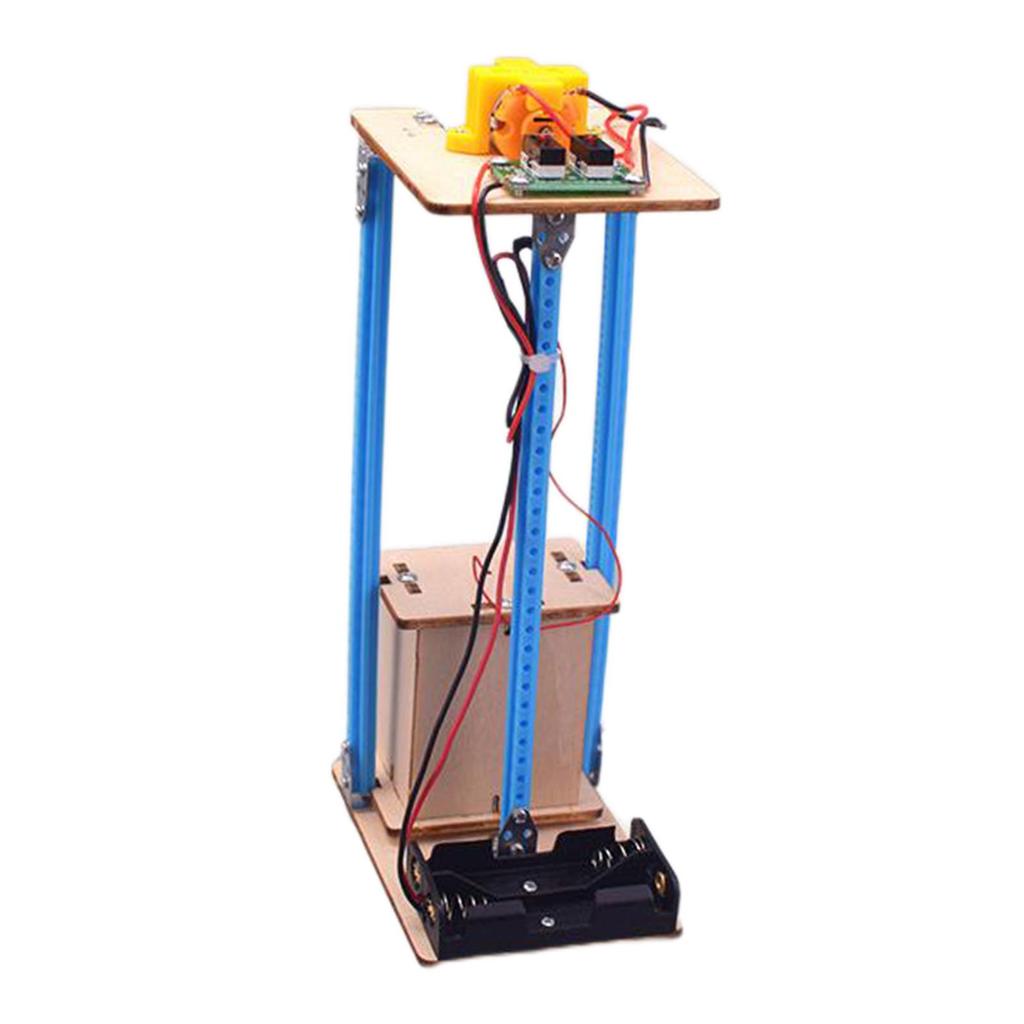 DIY Electric Elevator Lift Model Science Teaching Experiment Preschool Learning Toys
