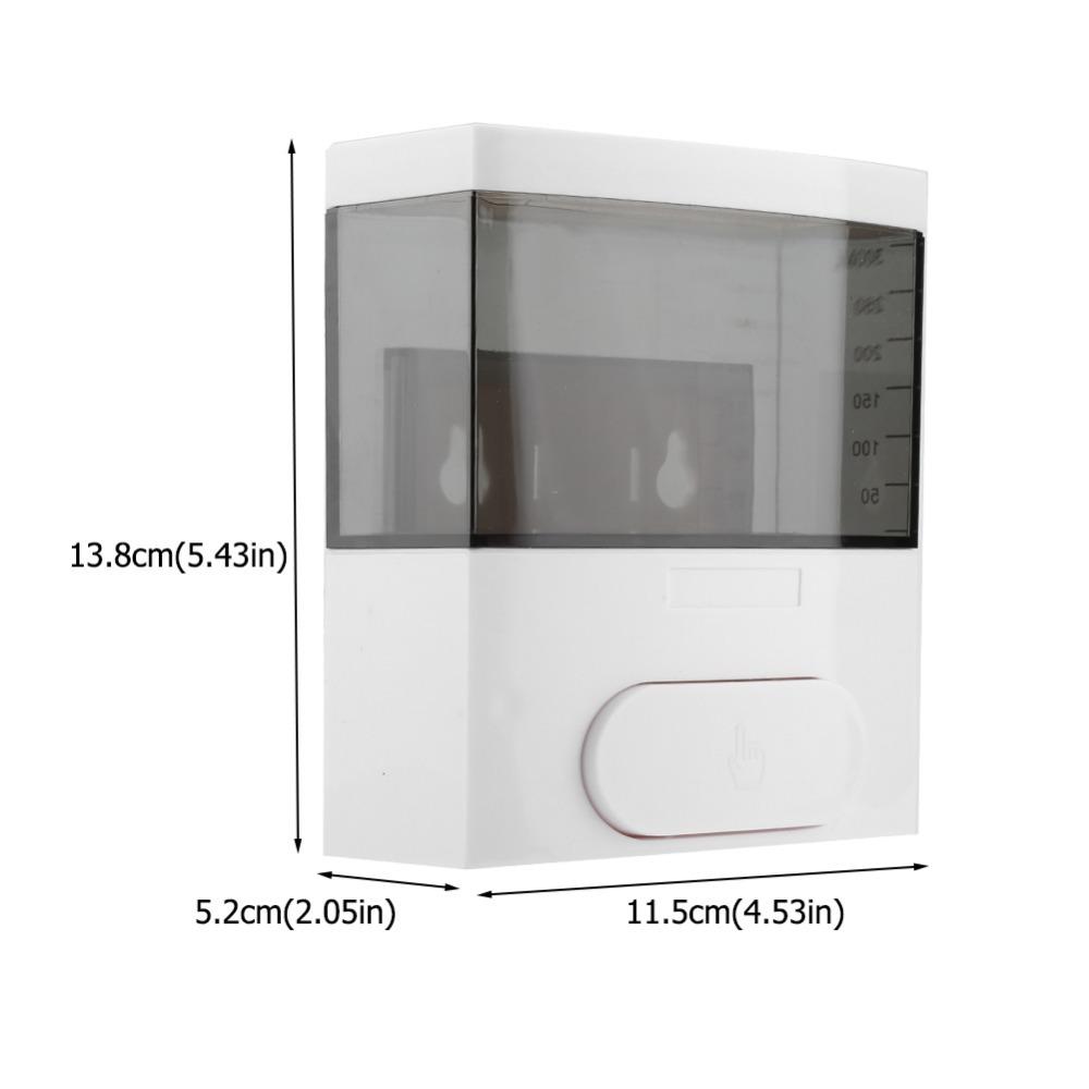 300ml Capacity Liquid Soap Dispenser Plastic Lotion Dispenser Durable Soap Dispenser Home Hotel чёрный