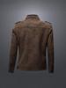 Men's Retro Suede PU Leather Motorcycle Jacket - Autumn/Winter Trend 2025