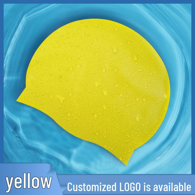 60g Unisex Silicone Swim Cap: Adult Fashion, Waterproof, Ear Protection, Pure Color
