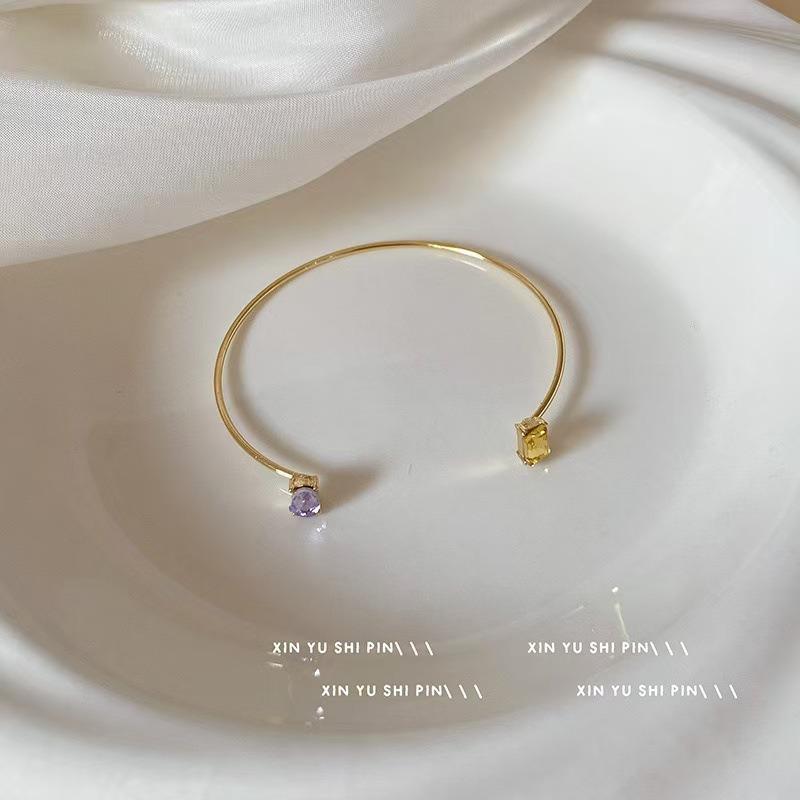The New Spirit Snake Flash Diamond Bracelet Has a Sense of Design, Niche Temperament, Simple High-value and Versatile Retro Bracelet.