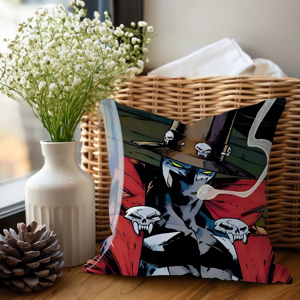 S-Spawn Anime Pillow Cushion Cover Pillowcase Living Room Sofa Home Decor Customized