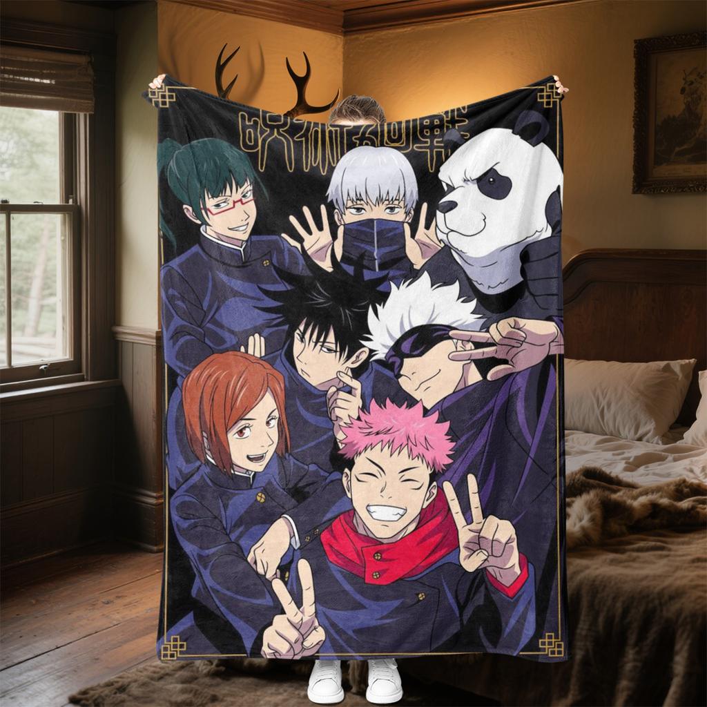 Jujutsu Kaisen Characters Soft Comfortable All Seasons Sofa Office Naps Outdoor Travel Perfect Great Gift