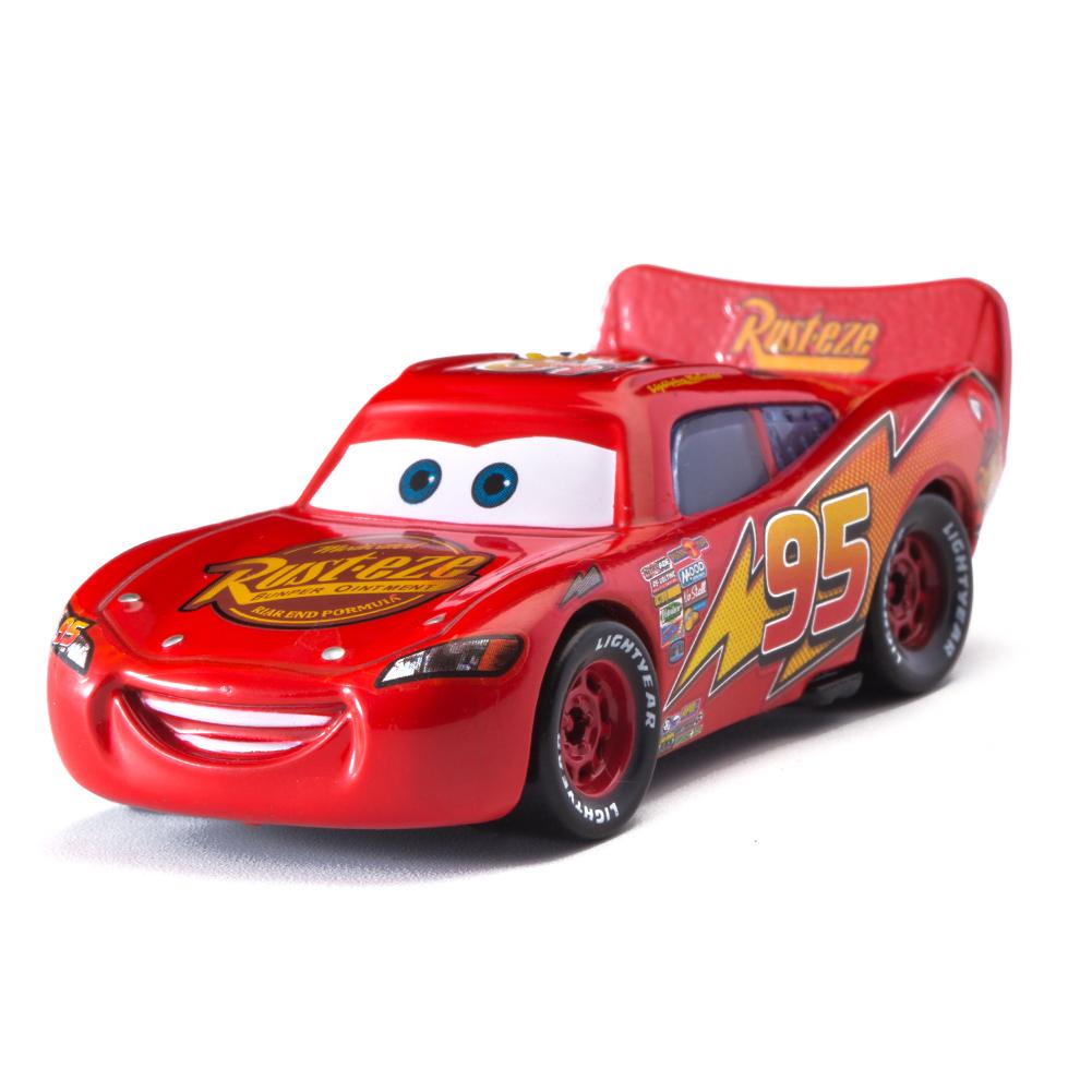 Disney Pixar Cars 3 Lightning Mcqueen Mater Chick Hicks Legering Auto Model 1:55 Diecast Voertuigen Speelgoed Kinderen Verzameling Cadeaus