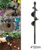 Versatile Garden Planting Auger Spiral Hole Drill Bit For Hassle-free Post Hole Digger