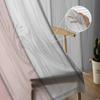 Vintage Pink Grey Gradual Wood Grain Sheer Curtains for Living Room Decoration Window Curtain Kitchen Tulle Voile Organza Drapes