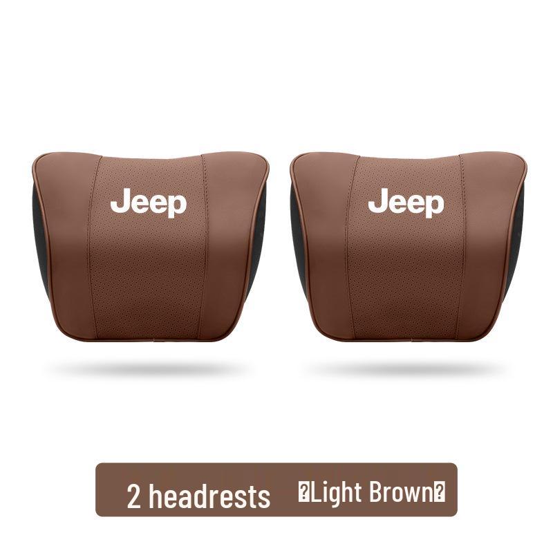 Zagłówek i podparcie lędźwiowe do Jeepa: Poduszka podróżna na szyję do Cherokee, Compass, Grand Commander