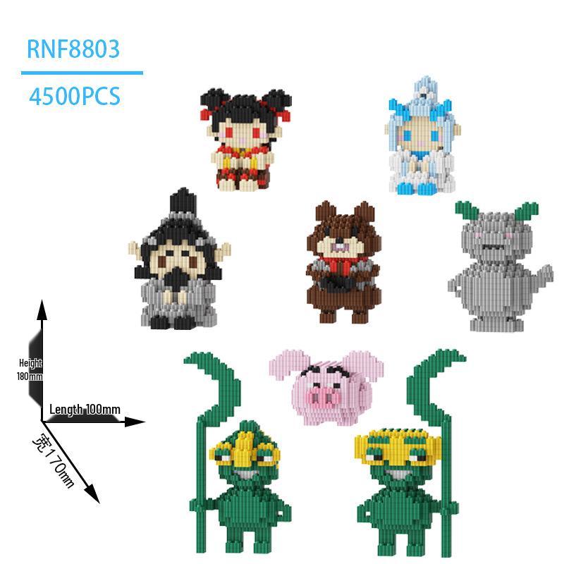 Nezha Luminous Building Blocks: Challenging Children's Educational Puzzle Toy