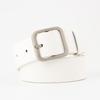 Trendy Womens Faux Leather Square Pin Belt With Durable Alloy Buckle Perfect For Fashion Forward Style