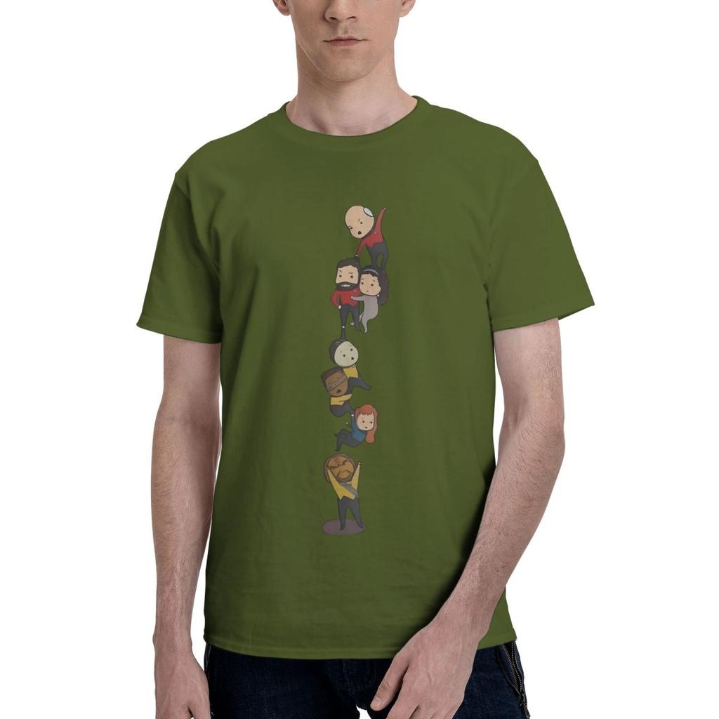 Chibi Stars Treks 100 Cotton Casual Breathable Confortable T Shirt Mens Designer Clothes Mens Gifts