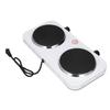 Electric Hot Plate 2000W Double Cooker Plate Countertop Electric Heater for Frying Boiling US Plug 1