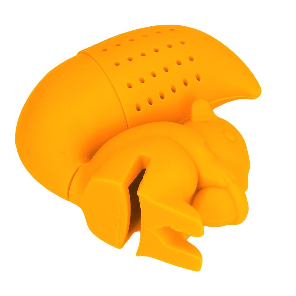 Food Grade Squirrel Tea Strainer Squirrel Shape Silicone Tea Strainer Tea Brewing