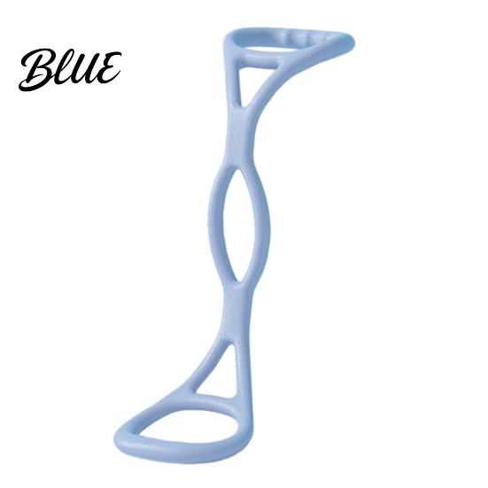 Portable Fitness Bands Figure 8 Resistance Band with Handle Anti-slip Men Women Chest Pilates Expander Elastic Strap Arm Back Shoulder Stretch