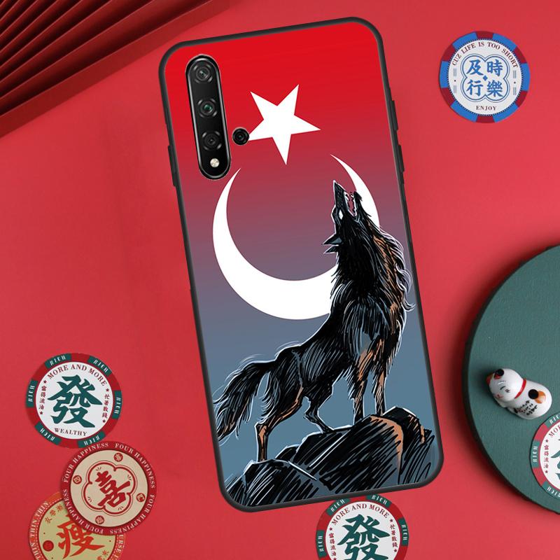 Turkey Turkish Flag For Huawei Nova Y60 Y70 Y90 Y72 Y73 Y61 Y91 7i 8i 11i 12i 12s 9 10 SE P20 P30 P40 Lite Case