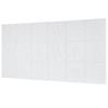 18 Pack Acoustic Wall Panels 11.8 X 11.8 X 0.4 Inch Self-Adhesive White