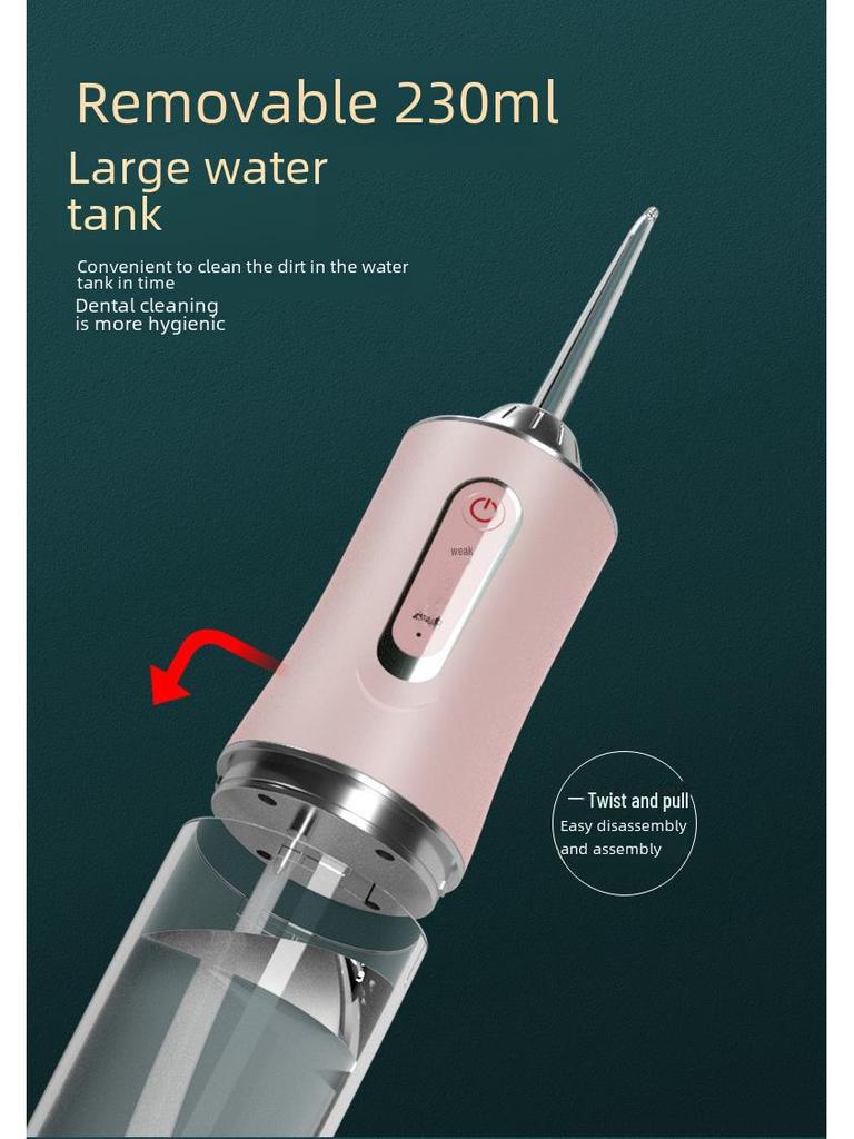 Portable Electric Water Flosser for Oral and Stone Cleaning