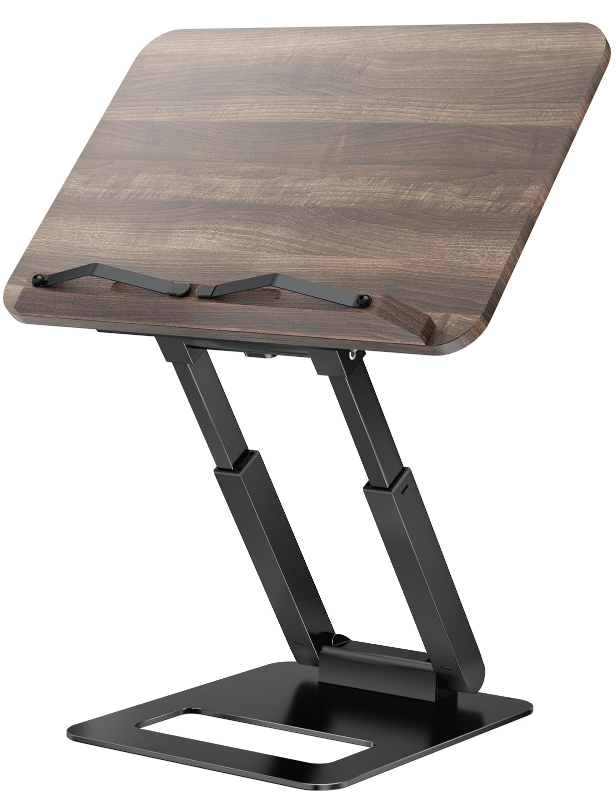 

Tounee Book Раскладная подставка для книг Высота Ящик Эргономичная книжная подставка с раскладной страницей Подходит для всех книг Подставка, Подставка, Регулируемая, Дизайн, Зажимы, чёрный