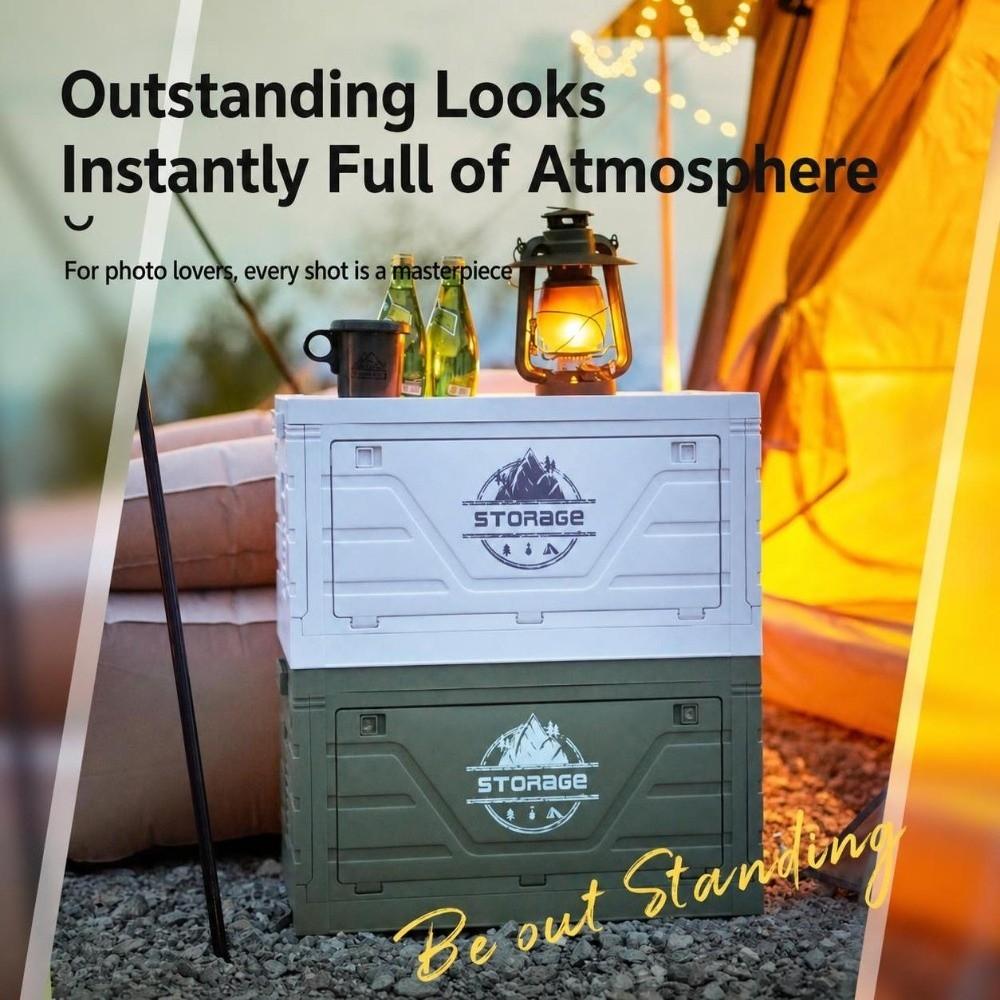 Multi-functional Storage Box with Table Heavy Duty Picnic Table with Storage  Car Trunk