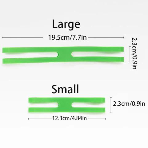 MuqiNush 5/10Pcs Silicone H-Band Rubber Bands High Elasticity Elastic Wrapping Ties Versatile for Outdoor Campingm Packing Strap