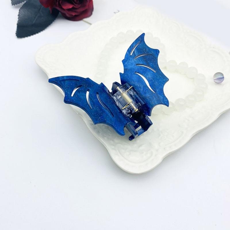 Delicate Bat Wing Shape Hair Claw for Woman Girls Hair Clip for Long Hair Nonslip Hair Clip Delicate Travel Hair Clip