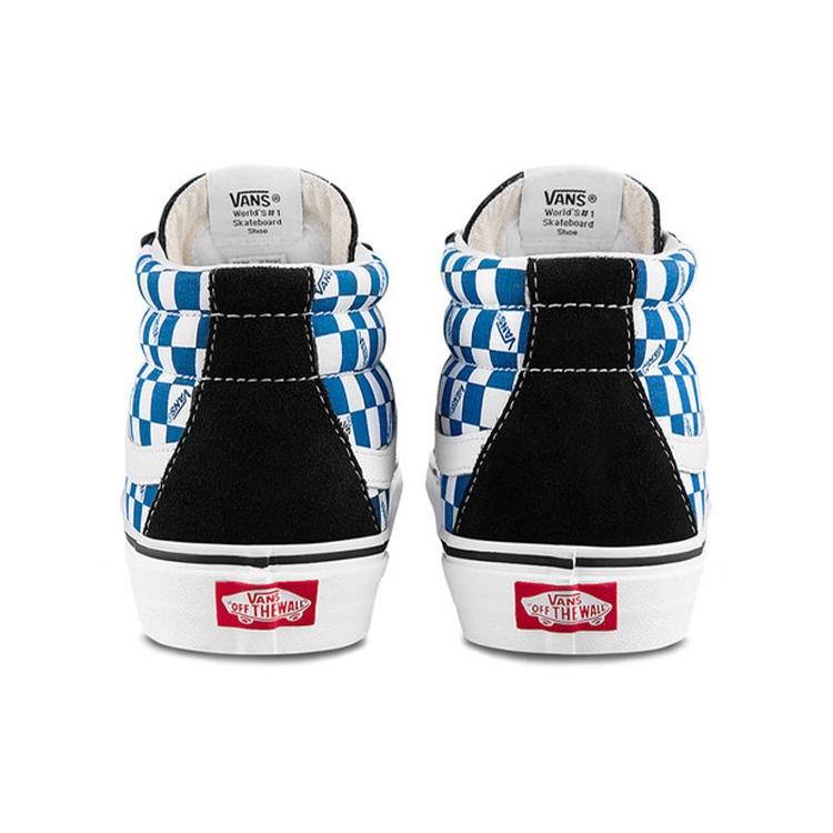 Vans Sk8-mid Checkerboard Blue/White Men's VN0A3MV85I5