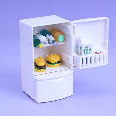 Simulation Mini Weißer Kleiner Kühlschrank Küchenornament Spielzeug