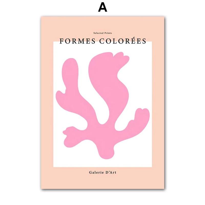 Abstract Line Woman Poster Print Danish Pastel Spring Fresh Flower Market Wall Art Canvas Painting Picture Living Room Decor