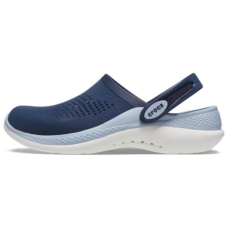 Crocs Literide Fabric Fashion Round Toe Clogs Unisex Clogs Deep-Blue 206708-4TA