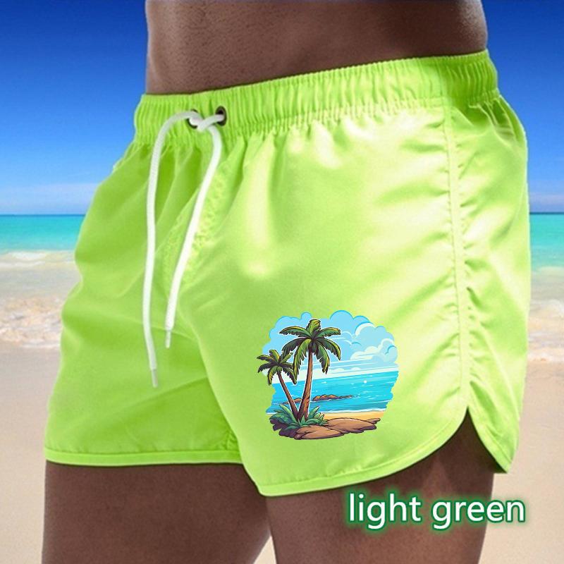 BBK-83 Summer New Men's Quick-Drying Swim Trunks Sports Pants Swimwear Beach Shorts Jogging Shorts Sports Creative Basketball Print