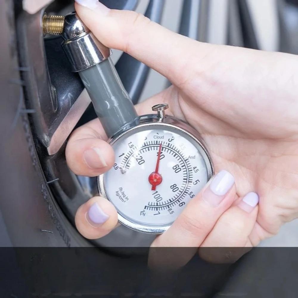 Auto Tyre Inflation Deflation Pointer Meter Car Tire Pressure Gauge Measurement Detector Suit For Daily Driving