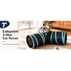 Pet Cat Tunnel Tube Cat Toys 3 Way Collapsible Tunnels for Indoor Cats Kitty Bored Peek Hole Toy Ball  cat accessories