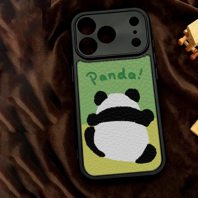 Cute Scarf Penguin Bear for Apple iPhone17Promax Mobile Phone Case IP16 Candy Air Cushion 15 Women