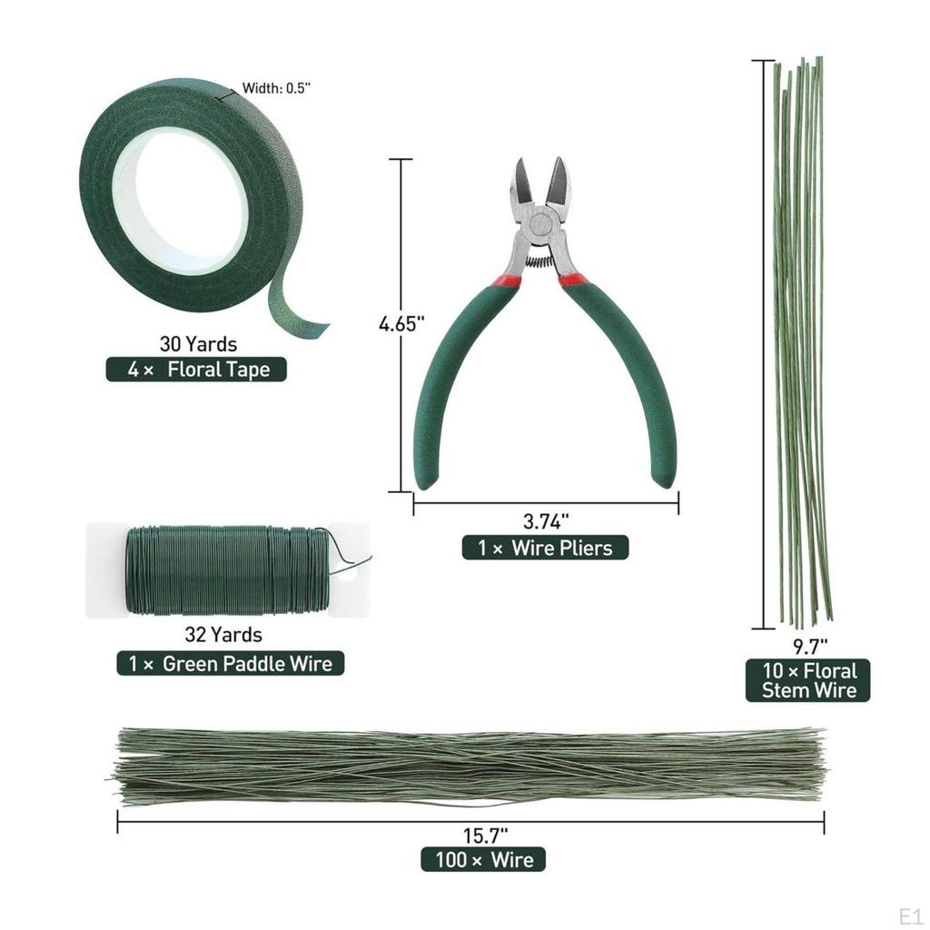 DIY Bouquet Tool Set Easy To Use Floral Tape and Wire Kit SelfSealing for